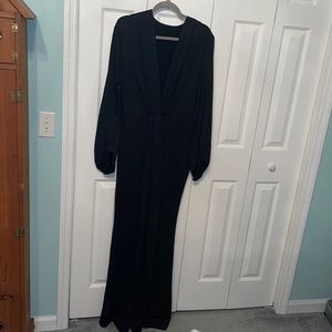 Black maxi dress
